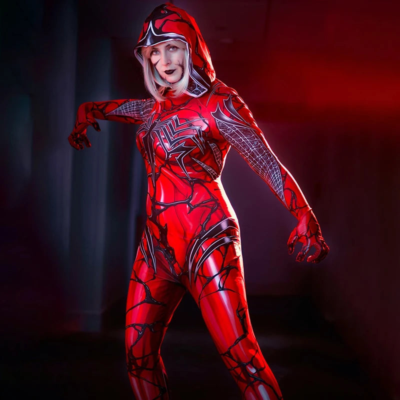 Costume Spiderman pour Femme - Carnage