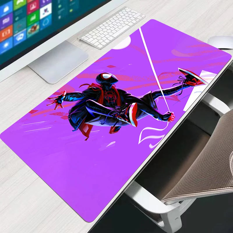 Tapis de Souris Spider-Man Miles Morales sur une Toile