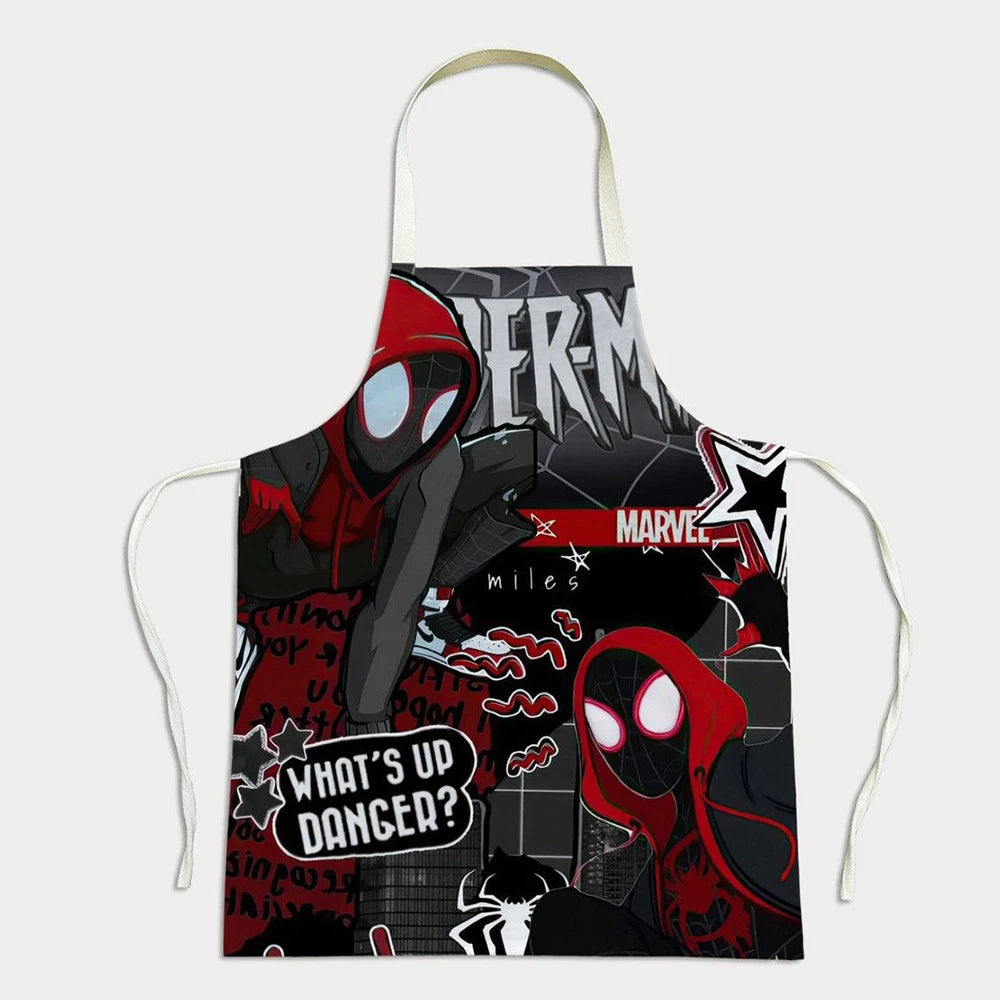 Delantal con el logotipo de Spiderman