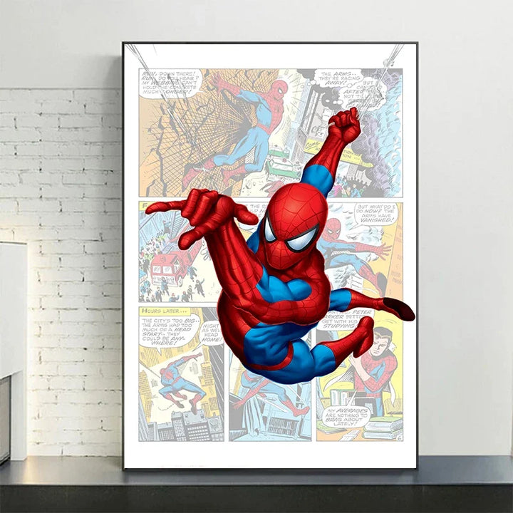 Poster Spiderman Bande Dessinée