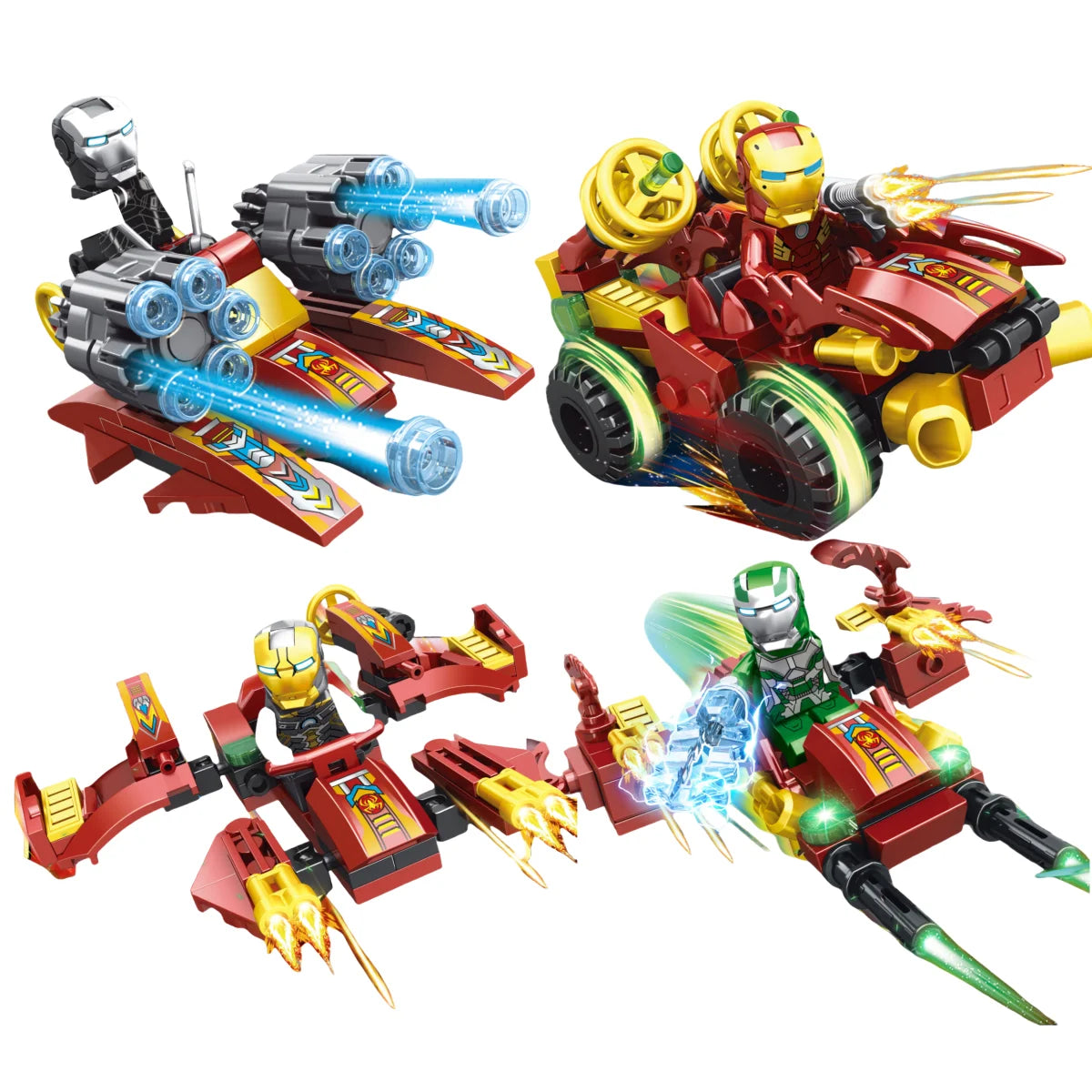 Jouet Bloc de Construction Spider-Man Voiture-Quad