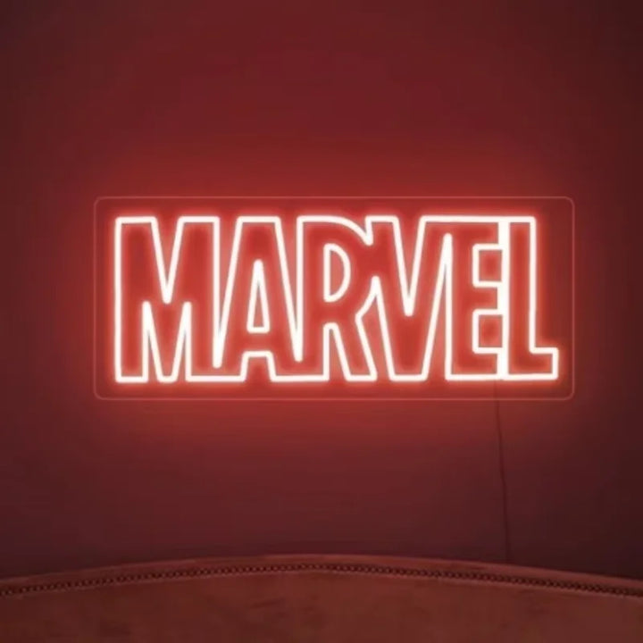 Lámpara de neón de Spiderman de Marvel