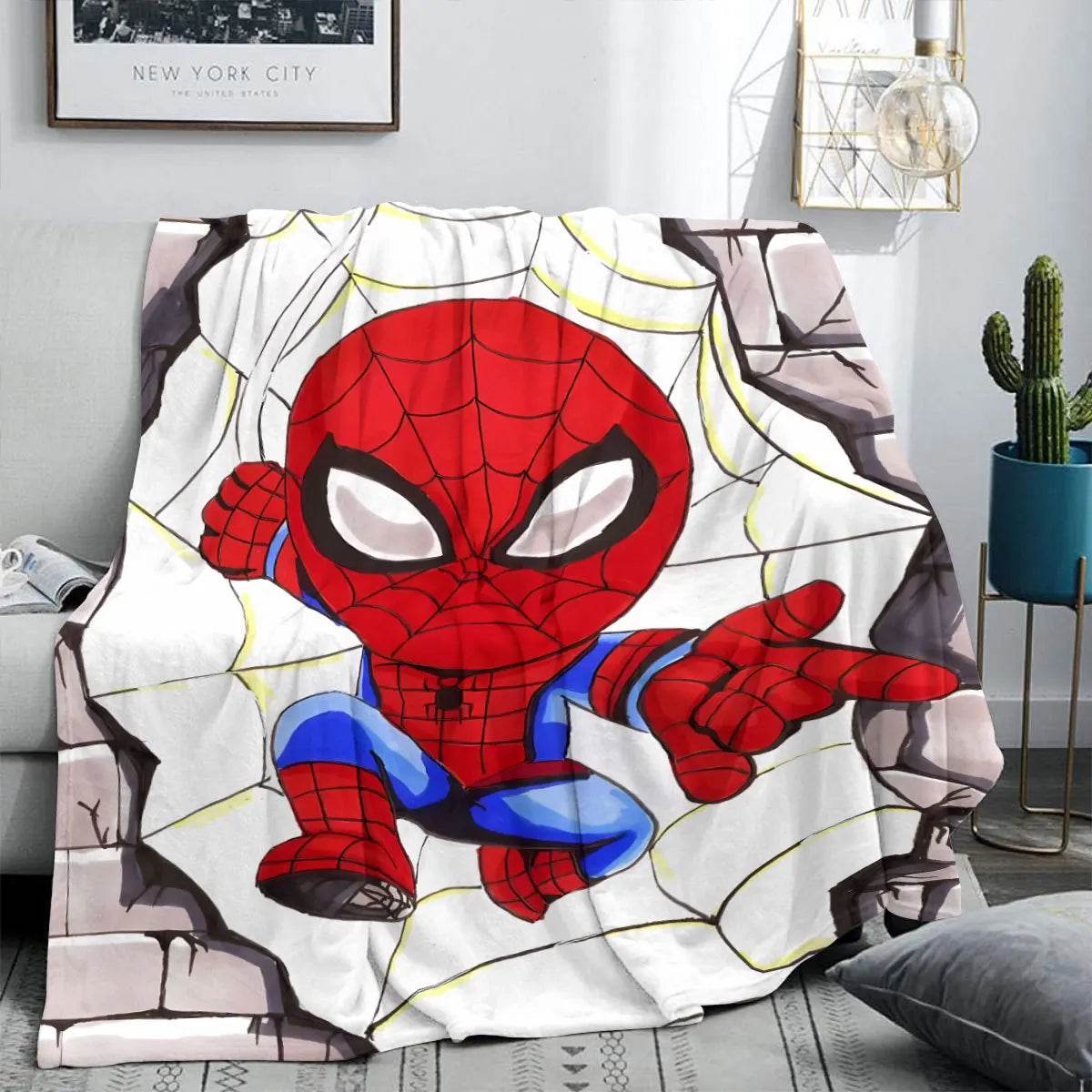 Plaid Spiderman pour Enfant