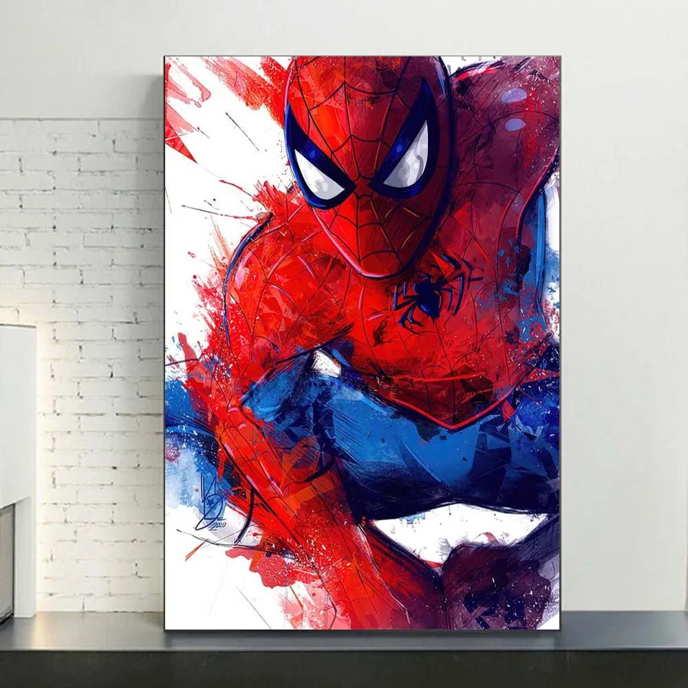 Poster Spiderman en Aquarelle