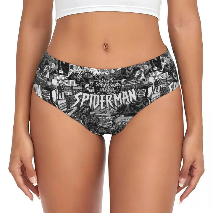 Culotte Spiderman Noir et Blanc Retro