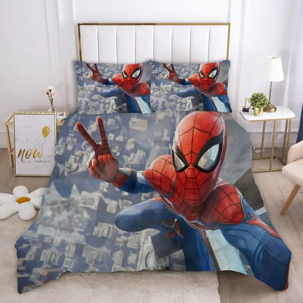 Housse de Couette Spiderman en Selfie