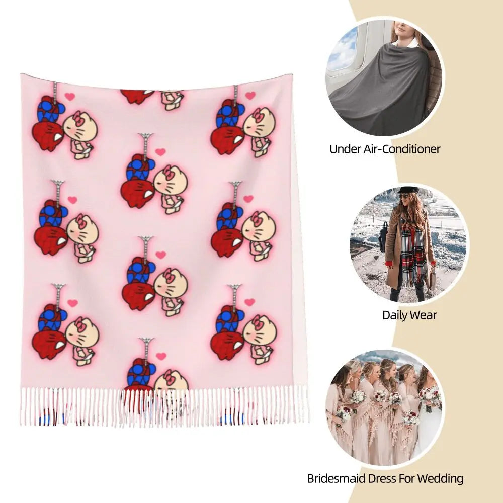 Chal de Spiderman y Hello Kitty