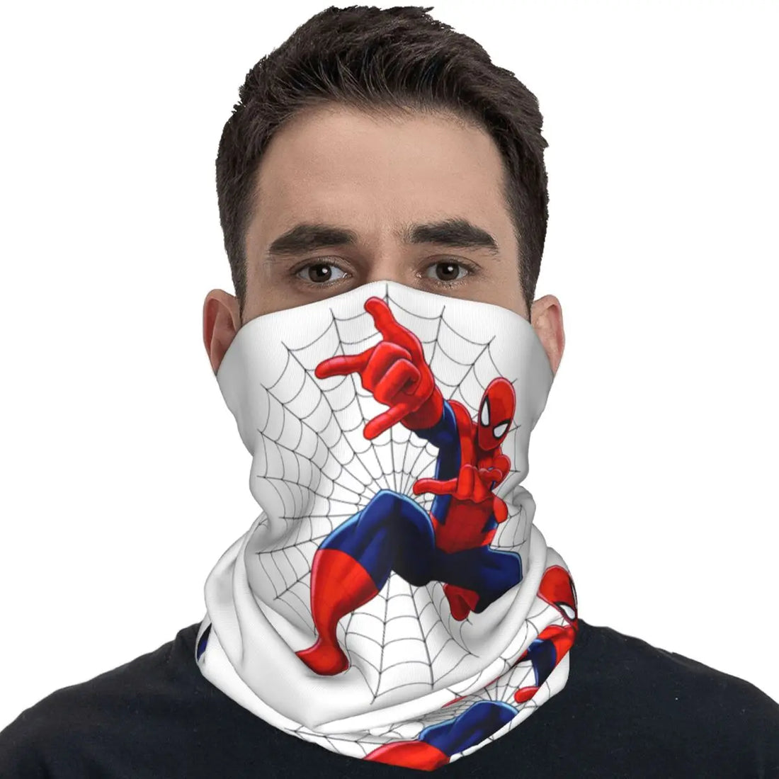 Passamontagna con maschera di Spiderman