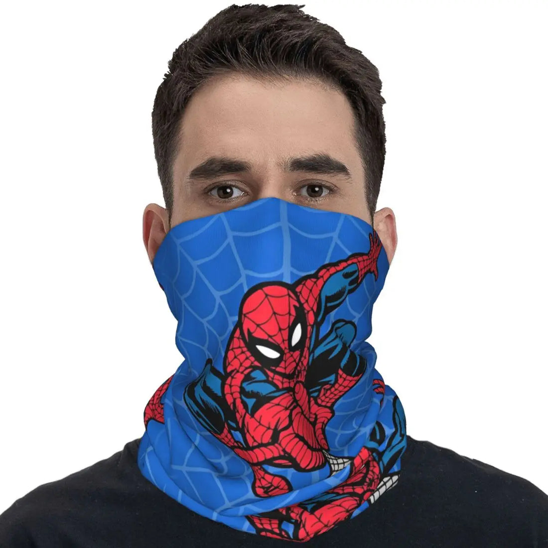 Passamontagna con maschera di Spiderman