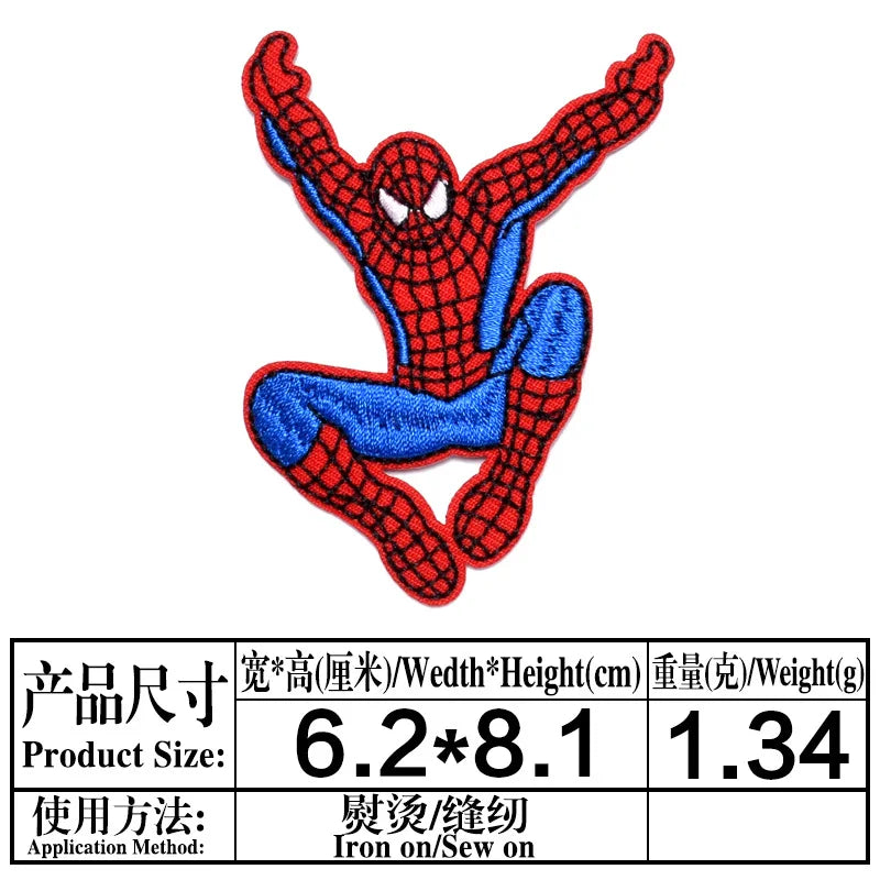 Patch Thermocollant Spiderman Logo Toile
