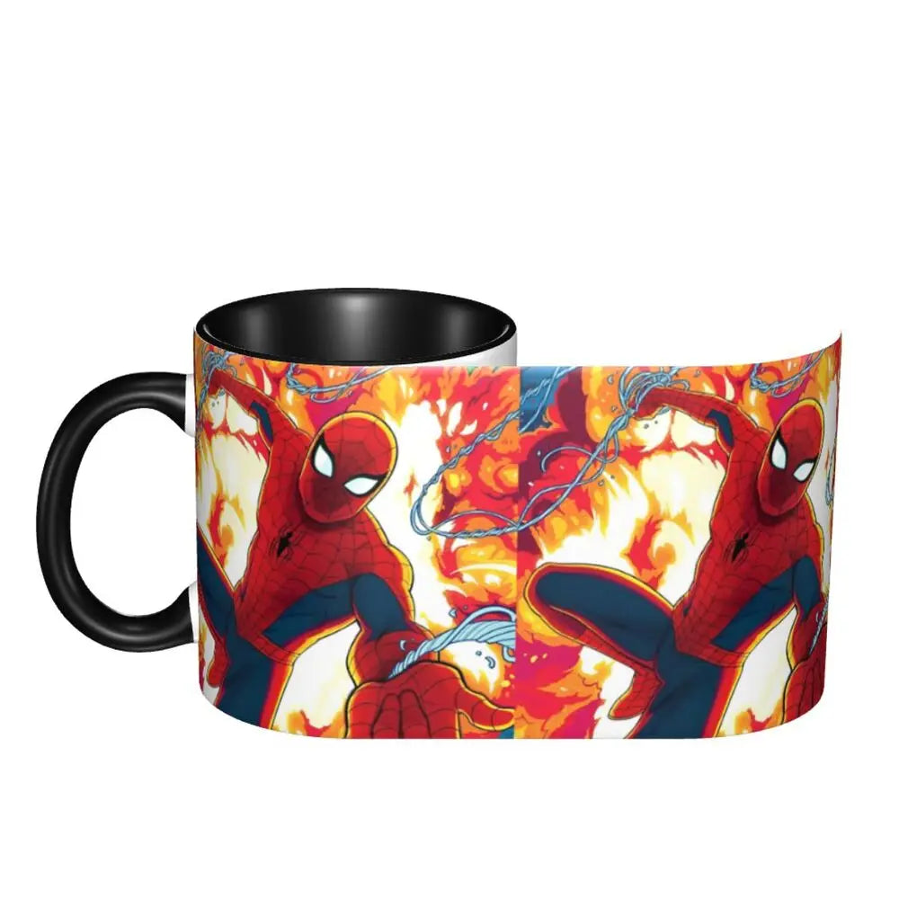 Mug Spiderman en Combat