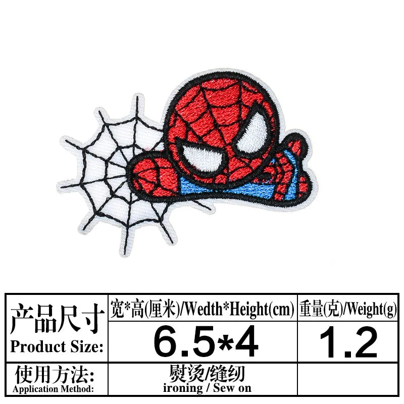 Patch Thermocollant Spiderman Logo Toile