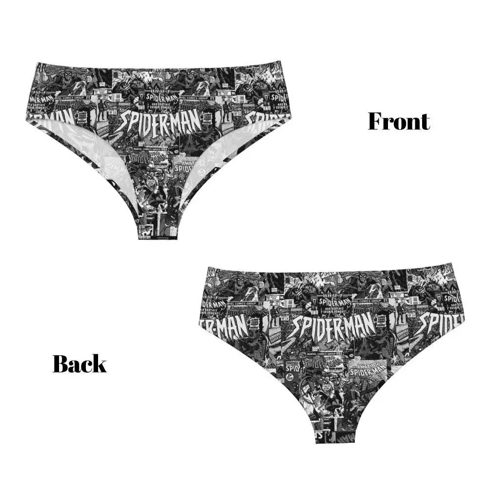 Culotte Spiderman Noir et Blanc Retro