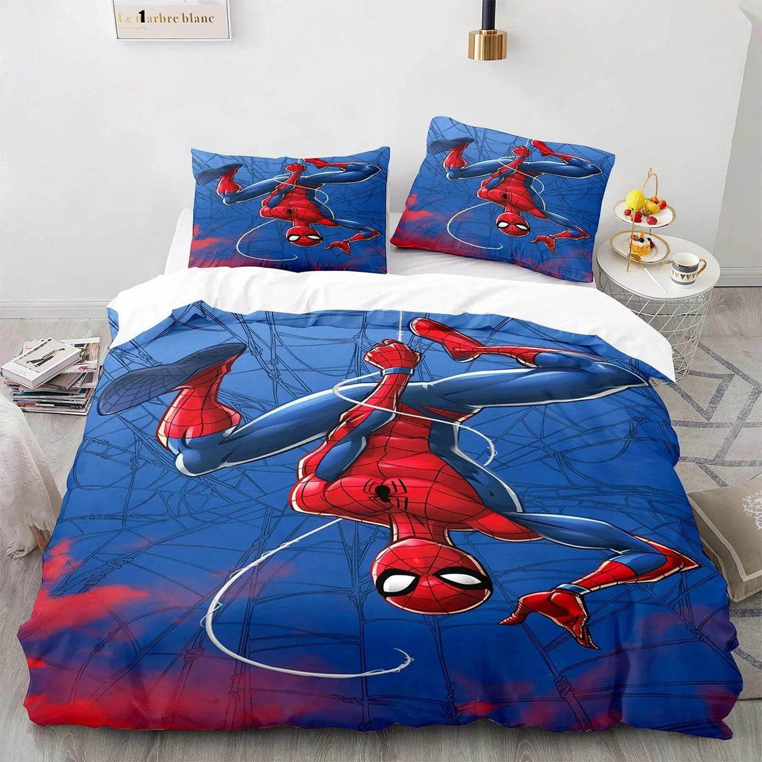 Housse de Couette Simple pour Enfant Spiderman