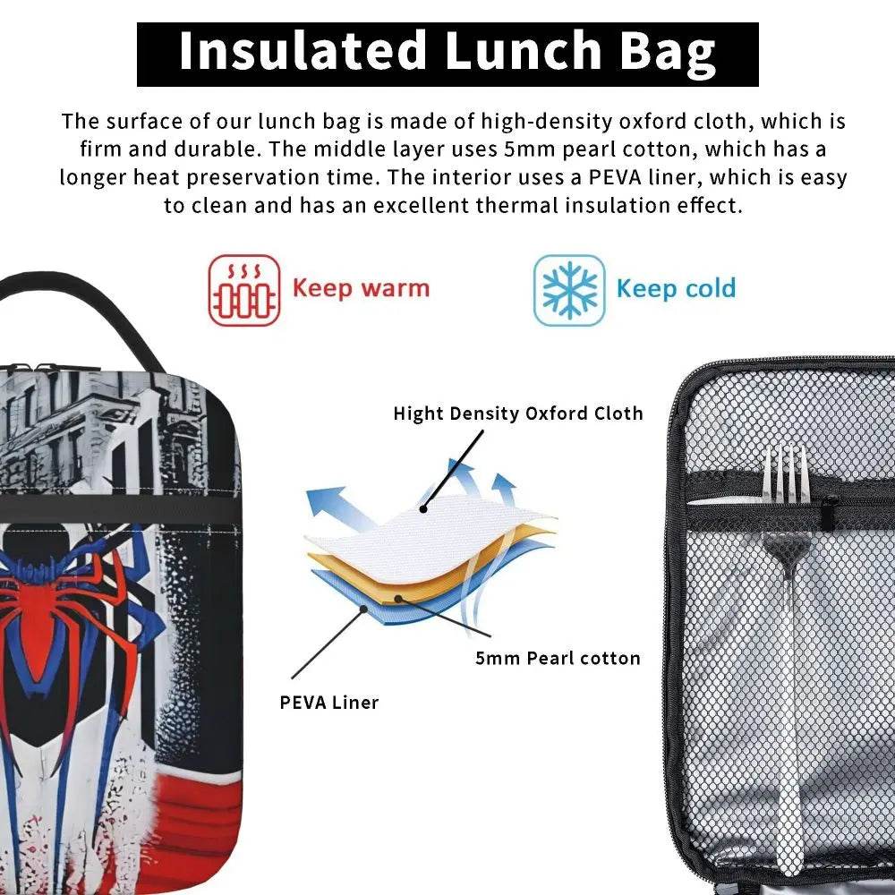 Lunch Bag Spiderman avec le Bonnet de Noël