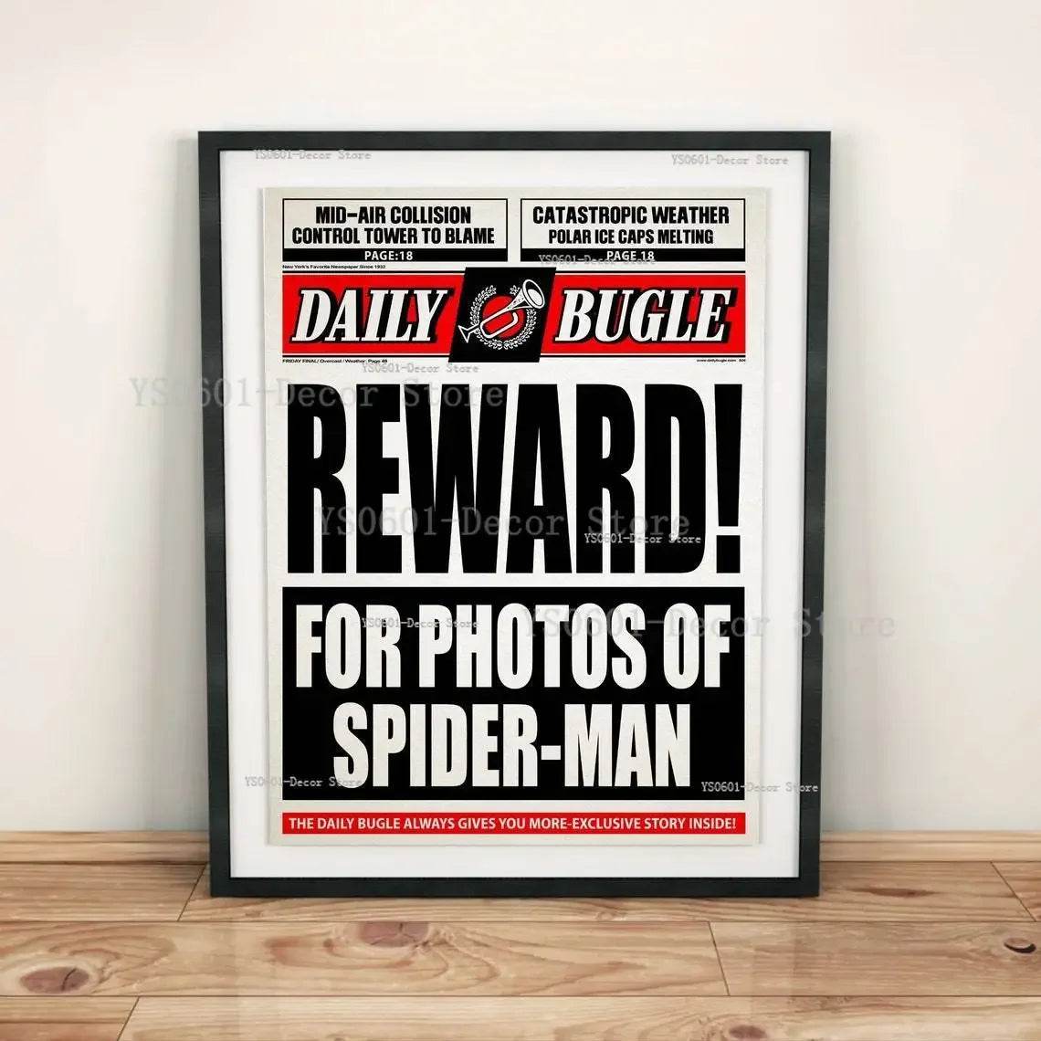 Poster Spiderman Article du Daily Bugle