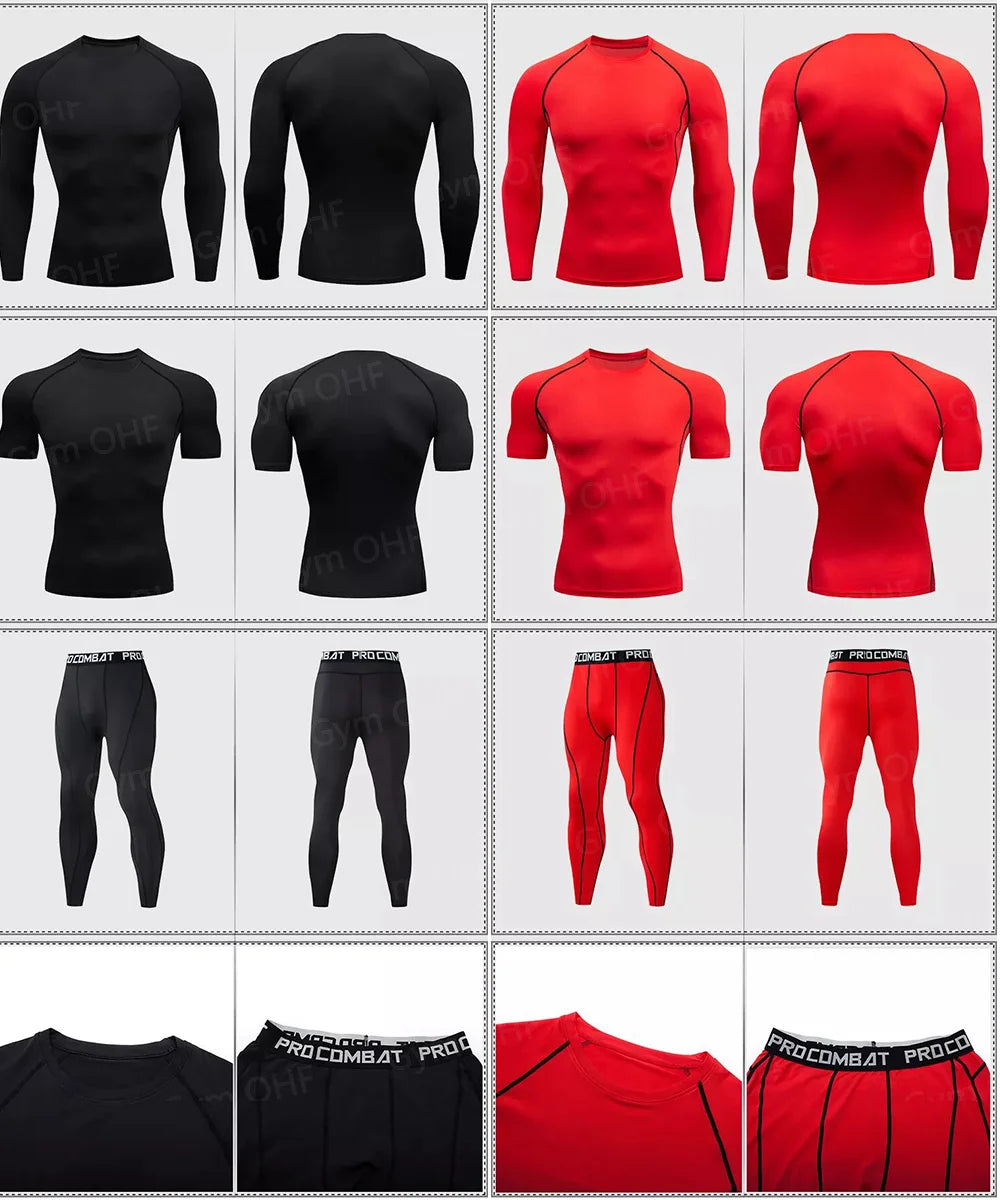 Pack Complet de Sport Spider-Man (Short / T-Shirt / T-shirt Manche Longue / Gilet / Legging)