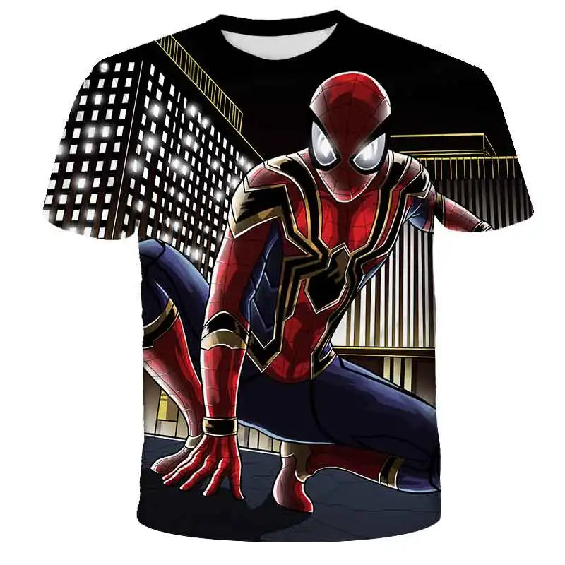T-Shirt Spiderman pour Enfant Imprimé 3D