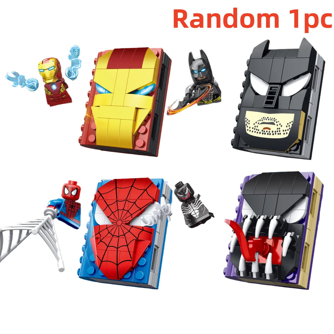 Jouet Bloc de Construction Spider-Man Voiture-Quad