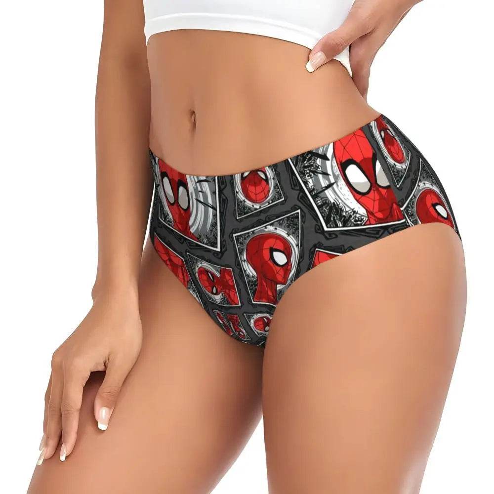 Culotte Spiderman Noir et Blanc Retro