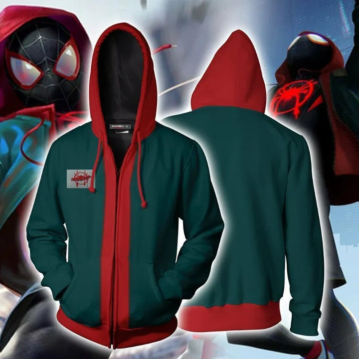Sweat Zip à Capuche Spiderman New Generation