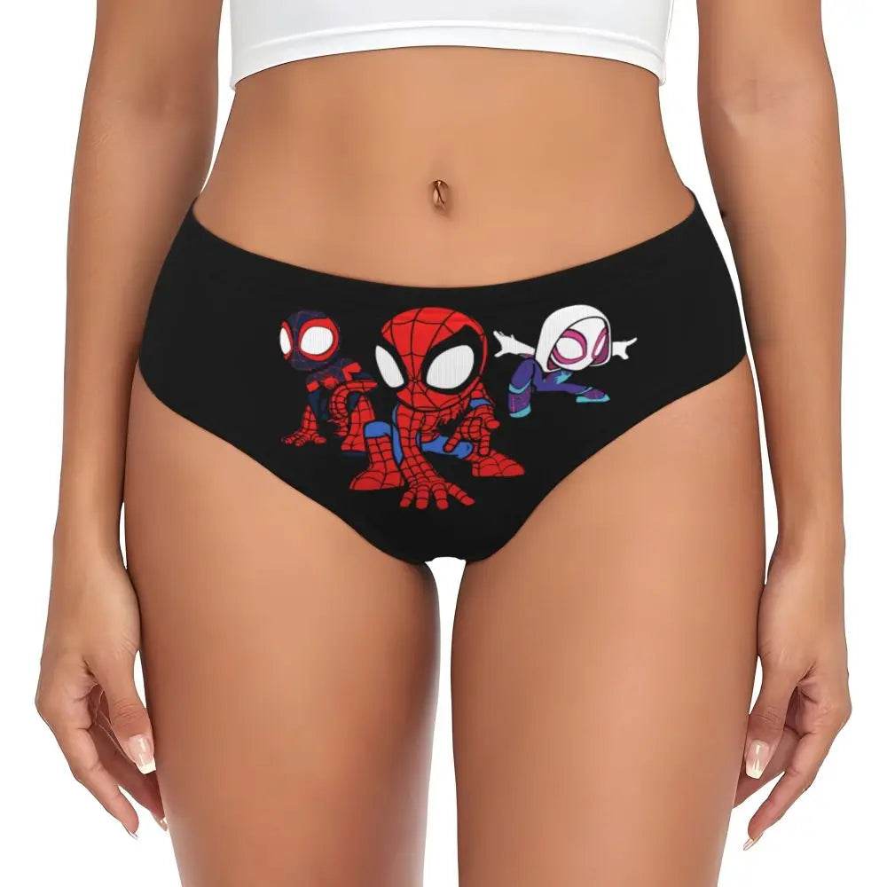 Culotte Spiderman Noir et Blanc Retro