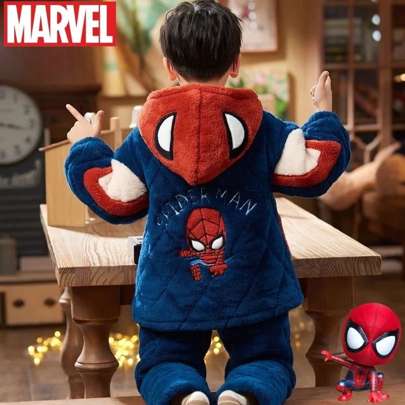 Ensemble Pyjama Spider-Man pour Enfant en flanelle douce & chaude