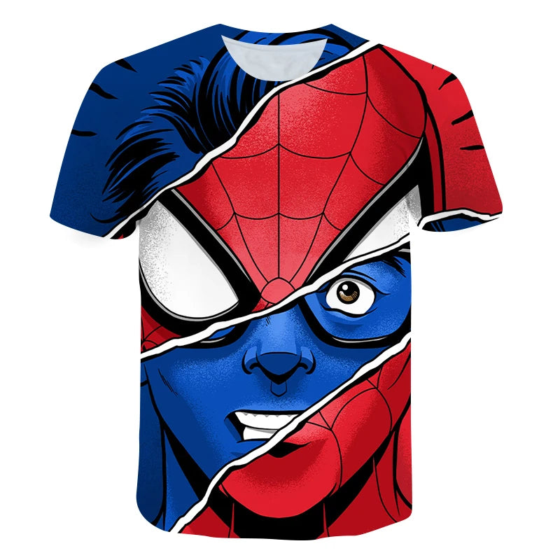 T-Shirt Spider-Man Noir pour Enfant Motif Symbiote