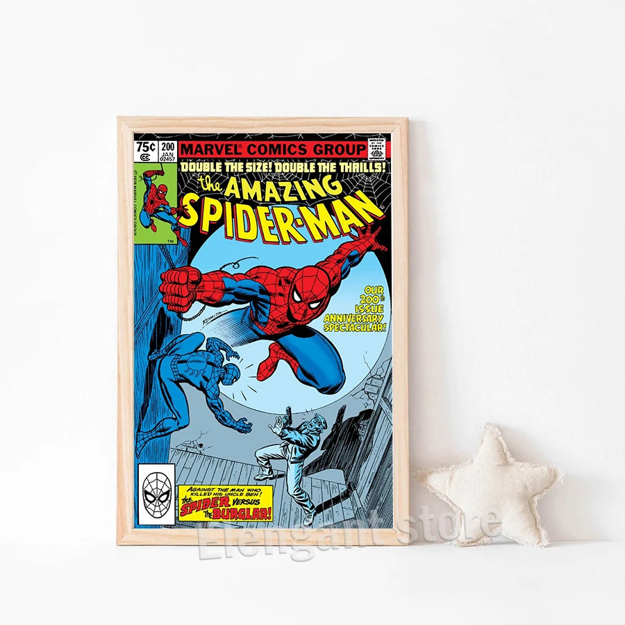 Poster Comics Spiderman en Combat