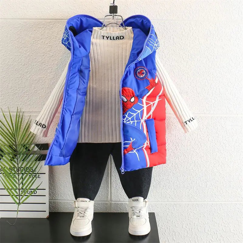 Veste Doudoune Spider-Man sans Manches pour Enfant