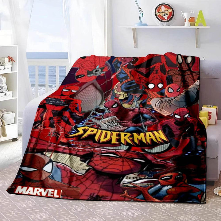 Plaid Fin Doux Spiderman