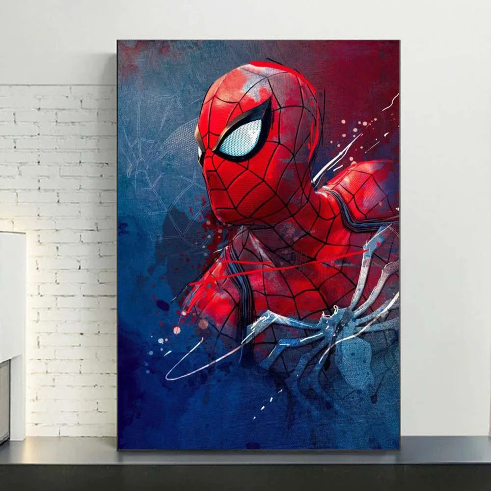 Poster Spiderman en Aquarelle