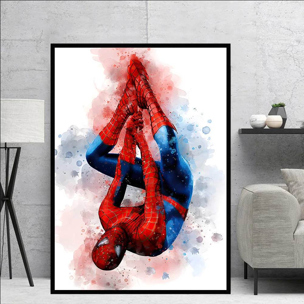 Poster Spiderman Effet Peinture
