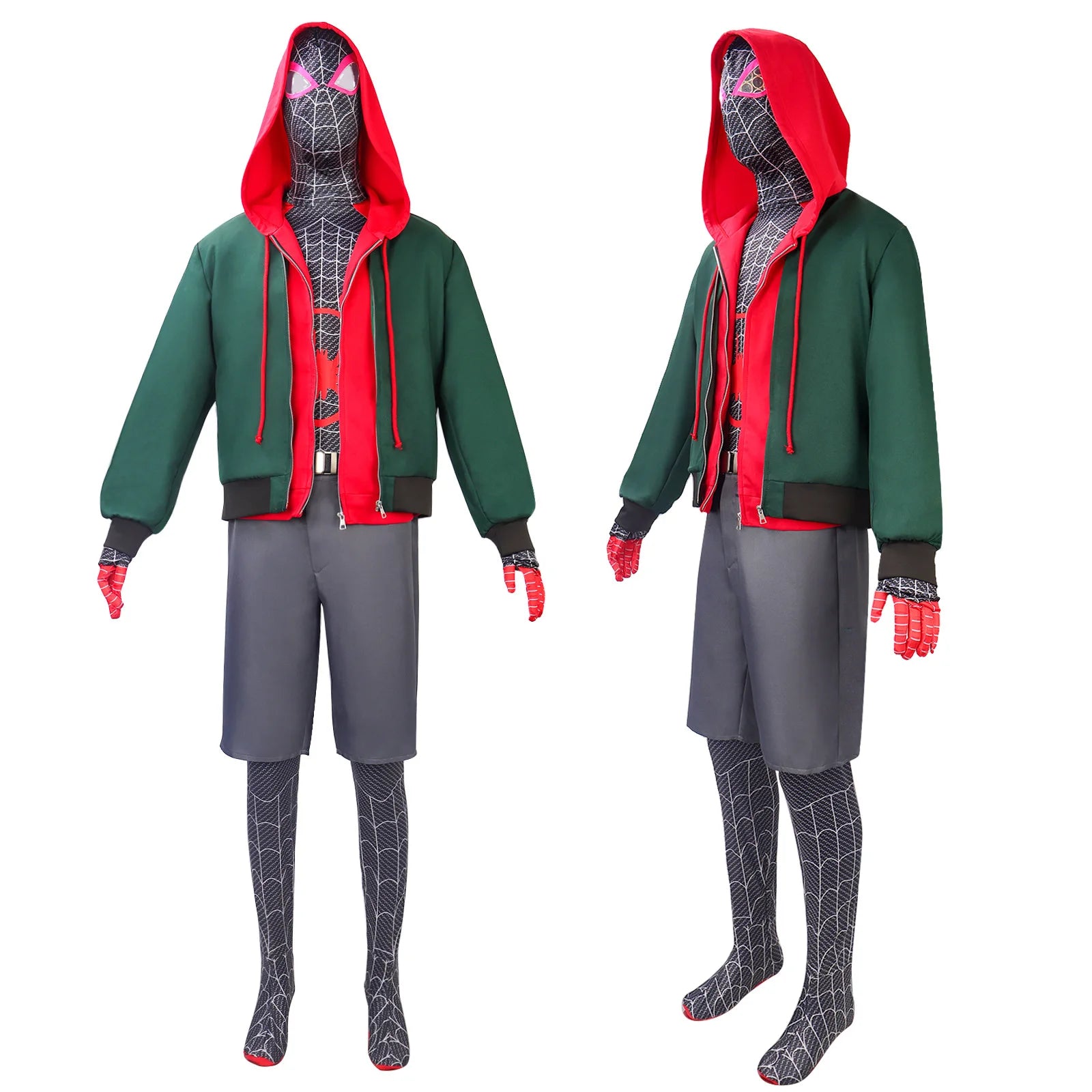 Cosplay Complet Spider-Man - Miles Morales avec Veste & Accessoires