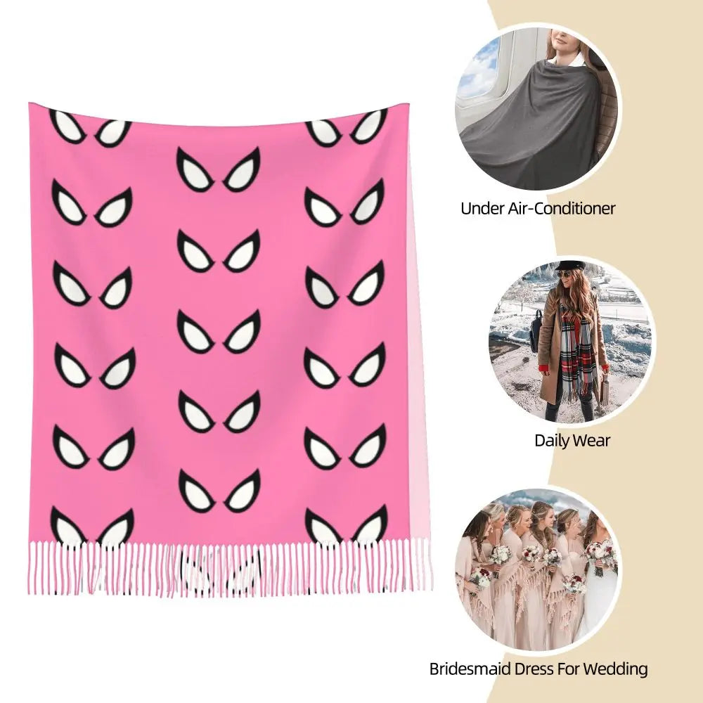 Châle Spiderman et Hello Kitty