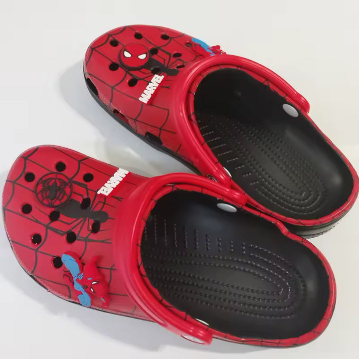 Pantuflas Crocs Spiderman clásicas de Marvel