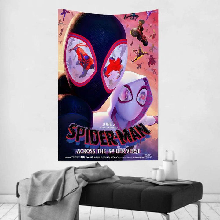 Tapisserie Spiderman Miles et Gwen