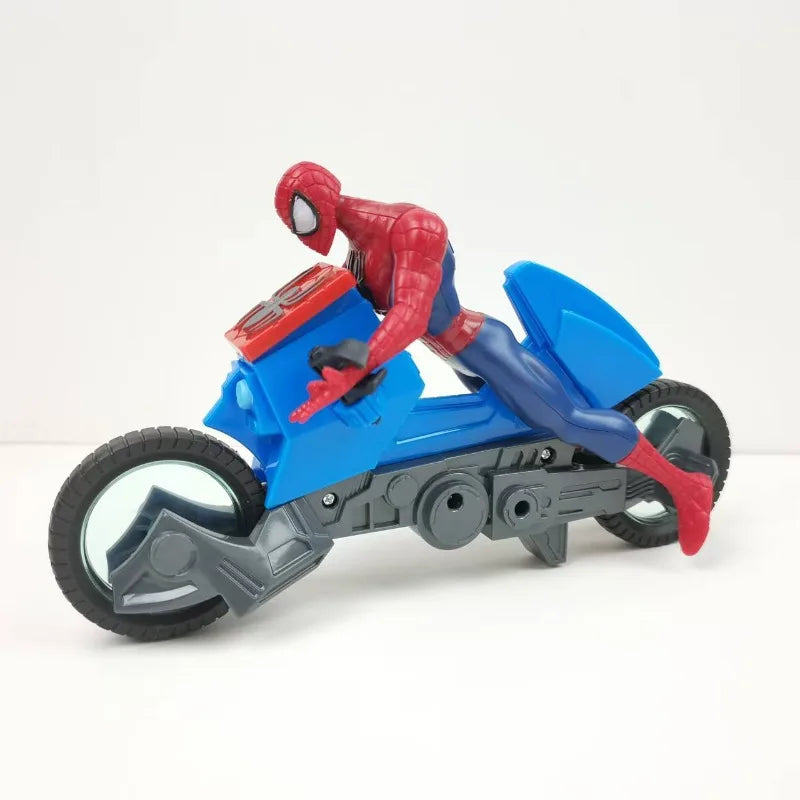 Jouet Spider-Man avec une Moto