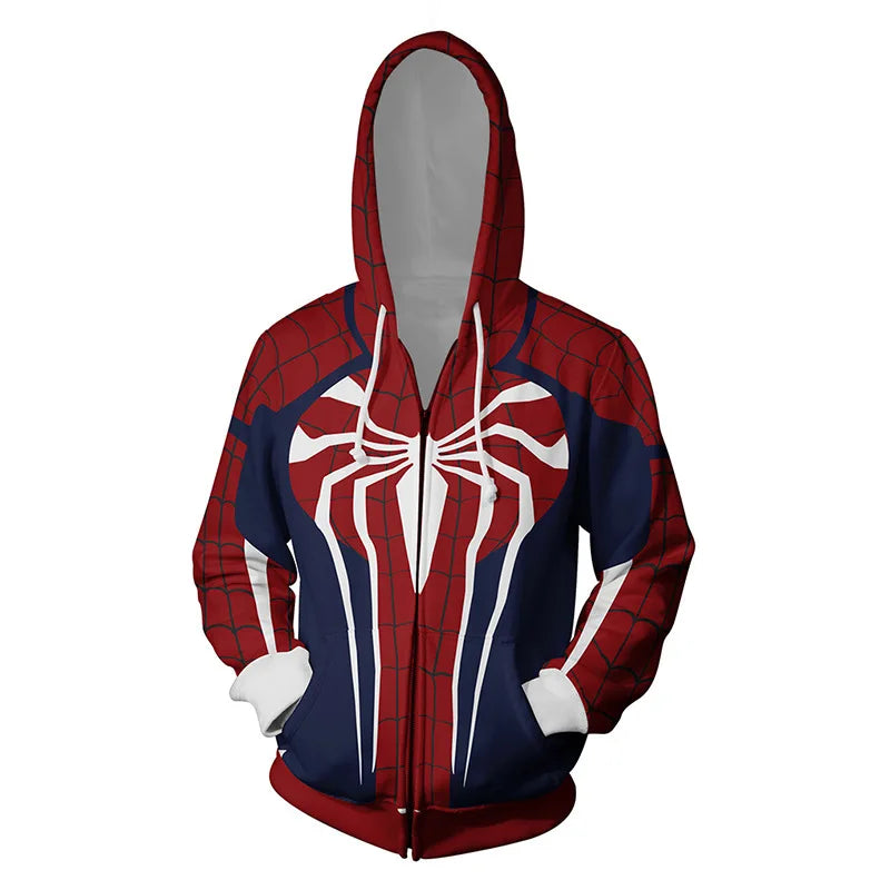 Sweat Zip à Capuche Spiderman