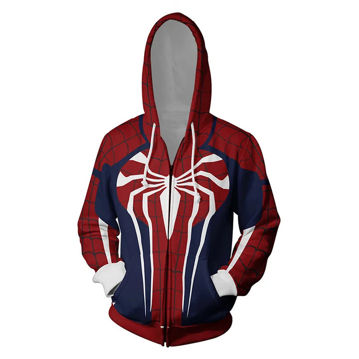 Sweat Zip à Capuche Spiderman