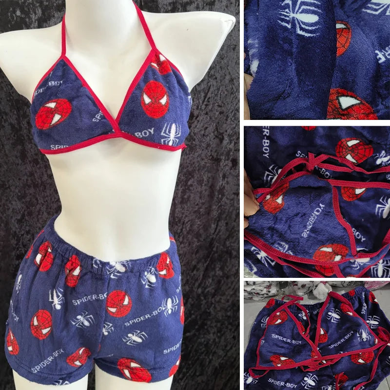 Costume da bagno due pezzi Spider-Man per donna