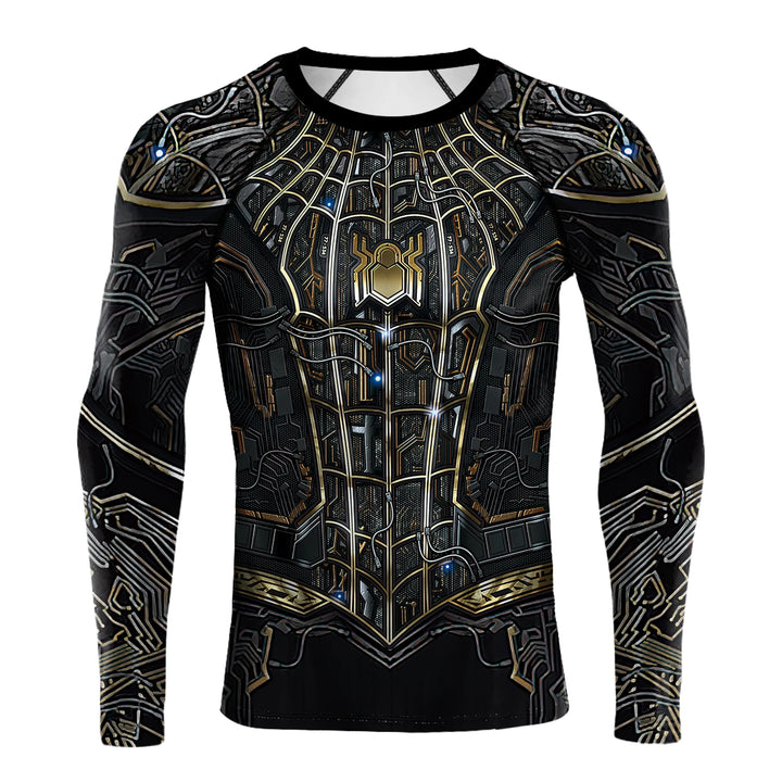 T-Shirt de Compression Spiderman Noir