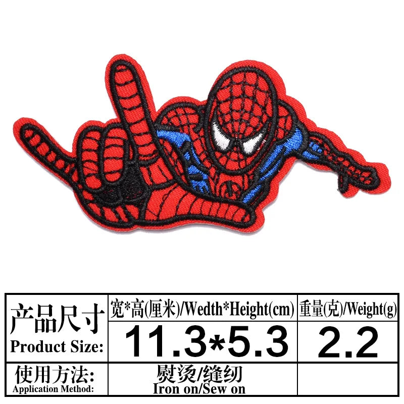 Patch Thermocollant Spiderman Logo Toile